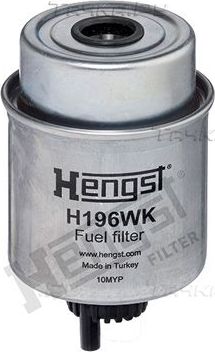 Топливный фильтр Hengst. Артикул H196WK
