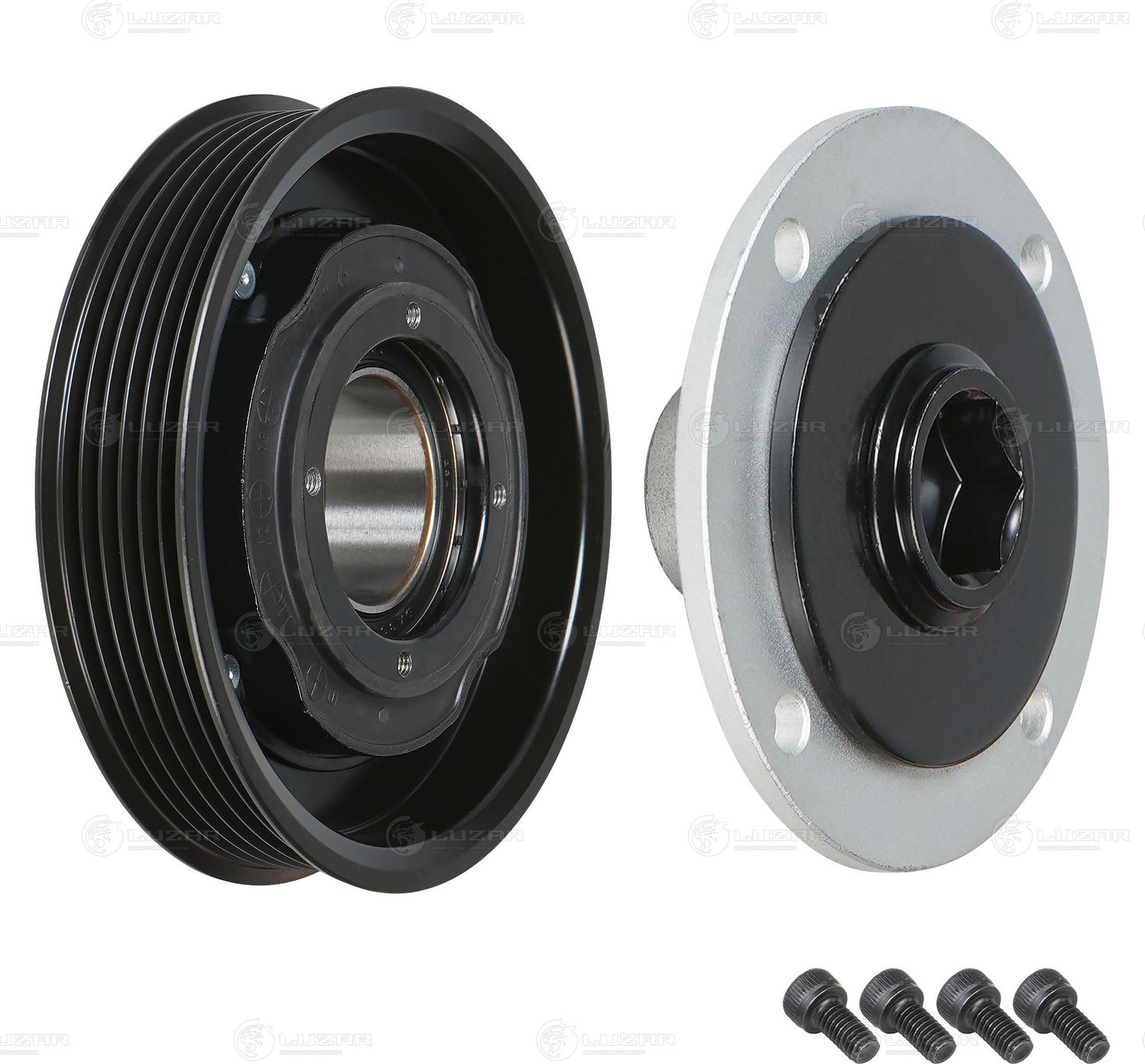 Муфта компрессора кондиционера (в сборе) Luzar. Артикул LCC 0802