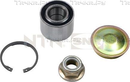 Ступичный подшипник (комплект) NTN / SNR задний для Nissan Micra V 2005-2009. Артикул R155.63