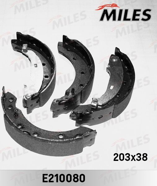 Тормозные колодки Miles задние для Renault Logan I 2004-2015. Артикул E210080