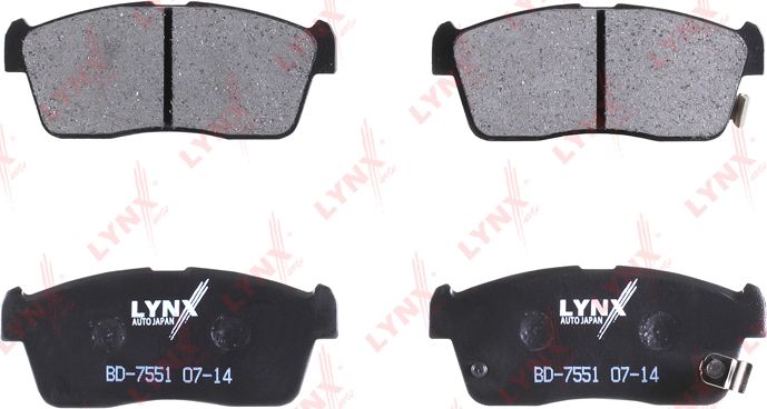 Тормозные колодки LYNXauto. Артикул BD-7551