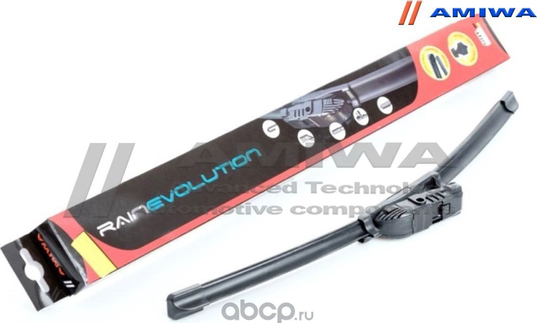 ЩЁТКА СТЕКЛООЧИСТИТЕЛЯ БЕСКАРКАСНАЯ 550 ММ (Amiwa). Артикул AWB22