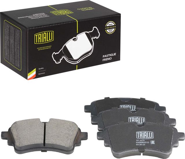 Тормозные колодки Trialli (Low-Metallic). Артикул PF 4475