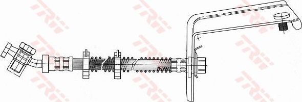 Тормозной шланг TRW. Артикул PHD963