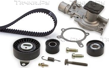 Помпа (водяной насос) с комплектом ремня ГРМ Gates PowerGrip®. Артикул KP35360XS