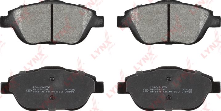 Тормозные колодки LYNXauto. Артикул BD-6124