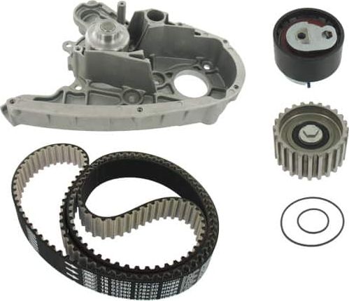 Помпа (водяной насос) с комплектом ремня ГРМ SKF. Артикул VKMC 02390