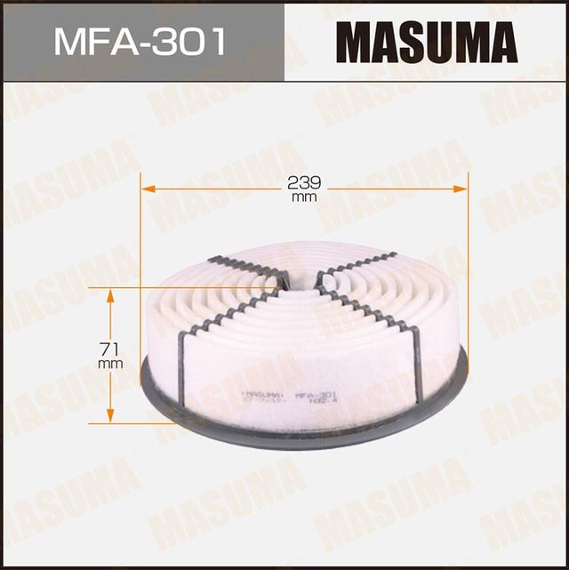Воздушный фильтр Masuma. Артикул MFA-301