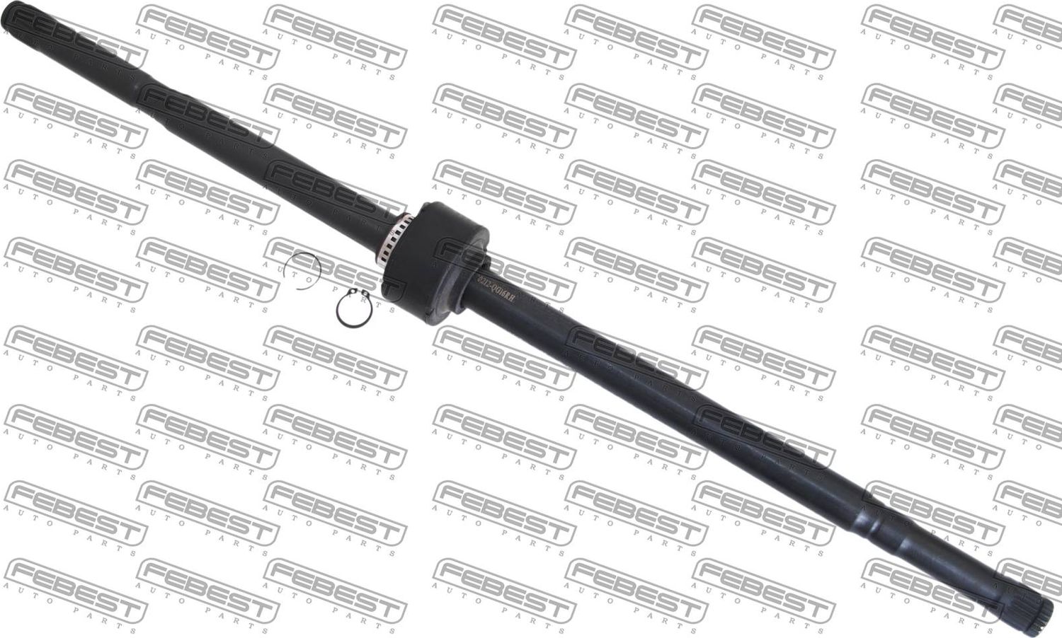 Полуось (привод в сборе, приводной вал) Febest. Артикул 0212-QG16RH