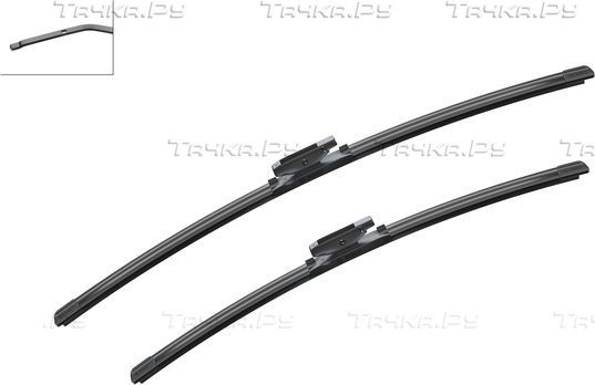 Щетки стеклоочистителя (дворники) Bosch передние для Renault Scenic II 2003-2009. Артикул 3 397 007 117