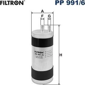 Топливный фильтр Filtron. Артикул PP 991/6