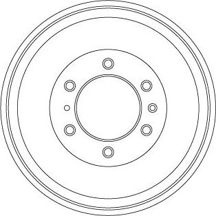 Тормозной барабан TRW задний для Isuzu D-Max II 2012-2020. Артикул DB4452