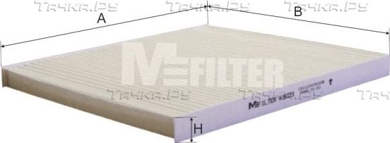 Салонный фильтр MFilter для Hyundai i40 I 2011-2026. Артикул K 9023
