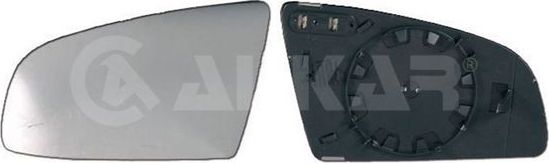 Зеркальное стекло бокового зеркала Alkar правое для Audi A3 II (8P) 2003-2008. Артикул 6426503