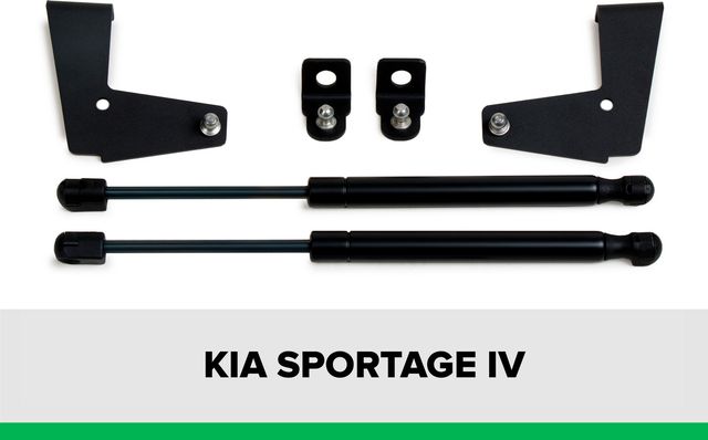 Амортизаторы (упоры) капота Pneumatic для Kia Sportage IV 2016-2018 2018-2026. Артикул KU-KI-SP04-00