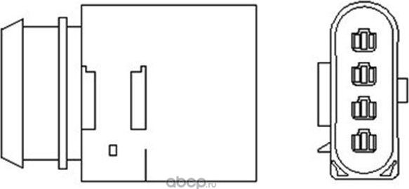 Лямбда-зонд (кислородный датчик) Magneti Marelli. Артикул 466016355007