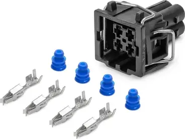 Разъем 357919754 (4pin) 4 контакта датчика температуры, трамблера, кондиционера (Cargen). Артикул AX6524S