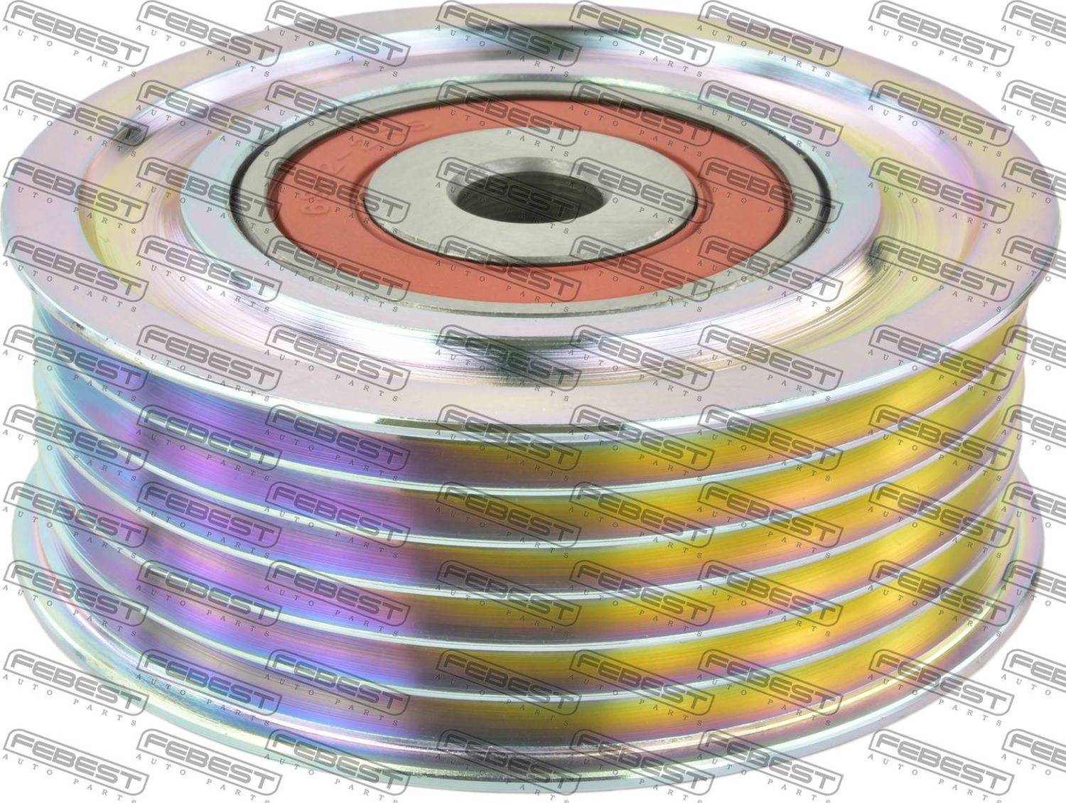 Направляющий (ведущий) ролик приводного поликлинового ремня Febest. Артикул 0988-M300