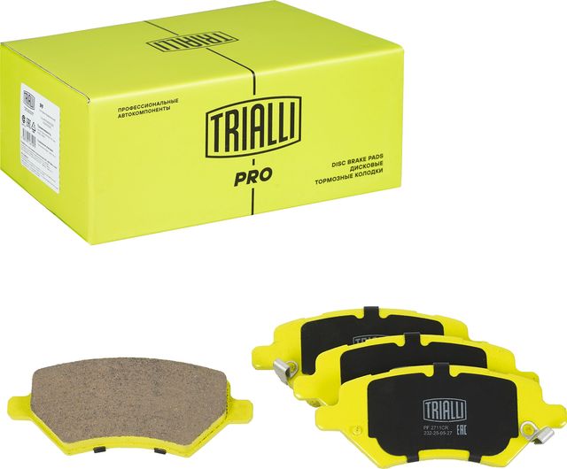 Тормозные колодки Trialli (Low-Metallic). Артикул PF 2711CR