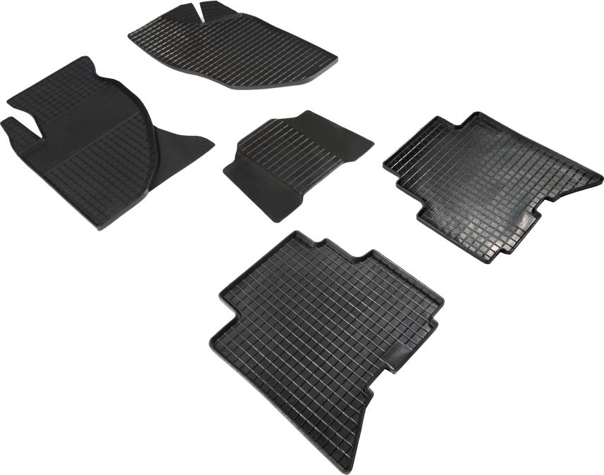 Коврики резиновые Seintex с узором сетка для салона Haval H6 2020-2026. Артикул 94563