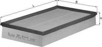 Воздушный фильтр Mahle-Knecht. Артикул LX 637