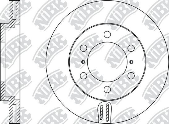 Тормозной диск NiBK. Артикул RN1188