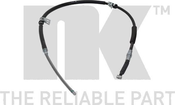 Трос ручника (тросик ручного тормоза) NK. Артикул 903458