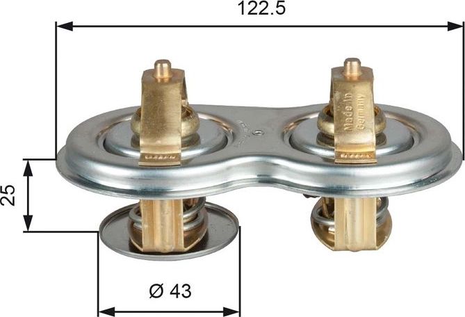 Термостат Gates. Артикул TH52180/87G1