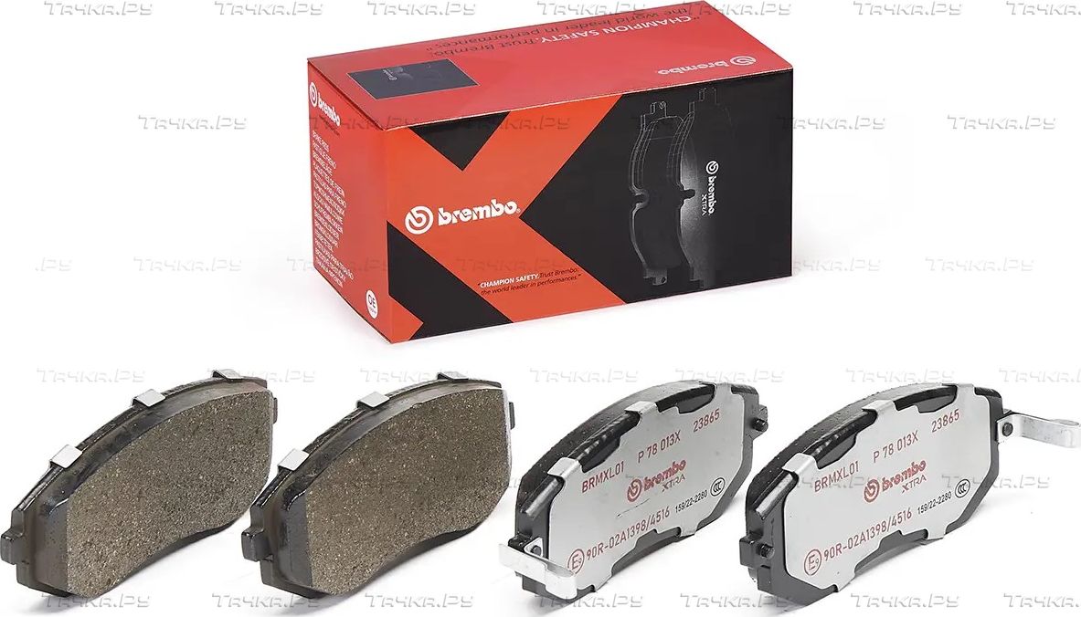 Тормозные колодки Brembo XTRA передние для Subaru XV II 2017-2026. Артикул P 78 013X