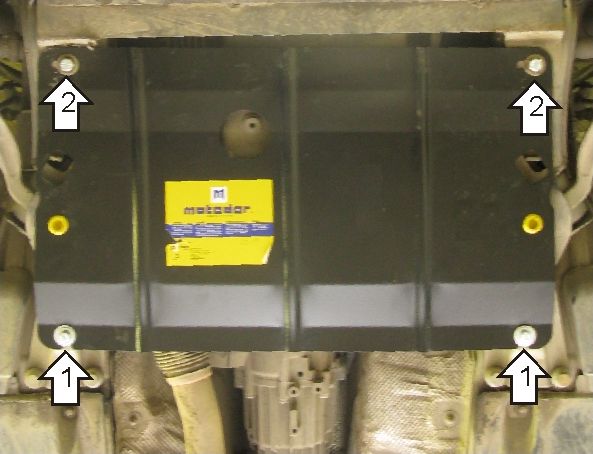 Защита Мотодор для КПП Audi A4 B6 (Quattro) 2003-2008. Артикул 00123