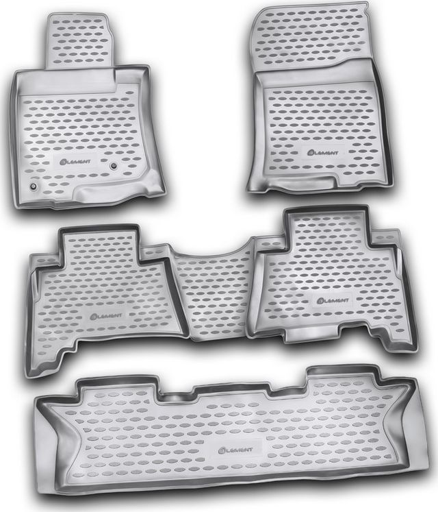 Коврики Element для салона Toyota Land Cruiser Prado 150 7-мест. 2009-2013 (3 ряда). Артикул NLC.48.27.210