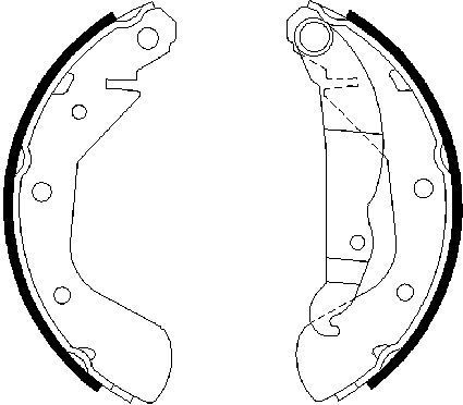 Тормозные колодки Bosch. Артикул 0 986 487 613