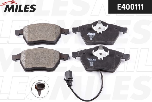Тормозные колодки Miles (Low-Metallic). Артикул E400111