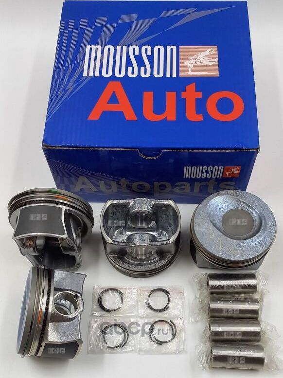 Поршень кольца комплект EA111 CBZA 1.2T на 1 цилиндр (Mousson). Артикул SPR12EA111M1STD