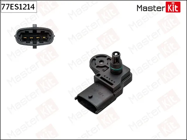77ES1214 Датчик давление во впускном газопроводе/ OPEL ASTRA G/H/J CORSA D (Master KIT). Артикул 77ES1214
