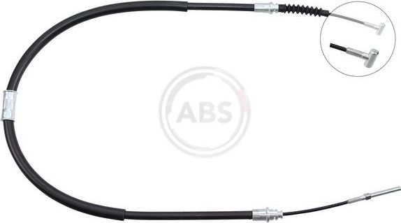 Трос ручника (тросик ручного тормоза) ABS. Артикул K12052