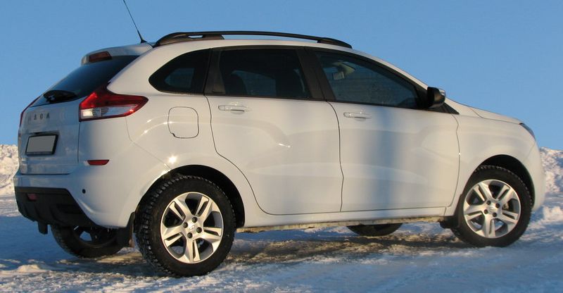 Рейлинги АПС (без паза) для Lada Xray 2015-2026 СЕРЫЕ. Артикул 0224-БП-11