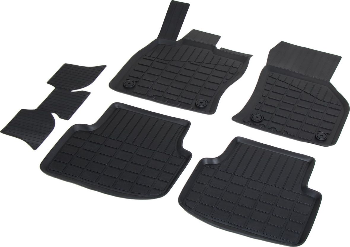 Коврики Rival для салона литьевые Skoda Octavia A7 лифтбек, универсал 2013-2019. Артикул 65101001