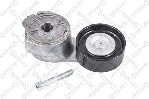 Натяжной ролик (натяжитель) приводного клинового зубчатого ремня Stellox. Артикул 81-67716-SX