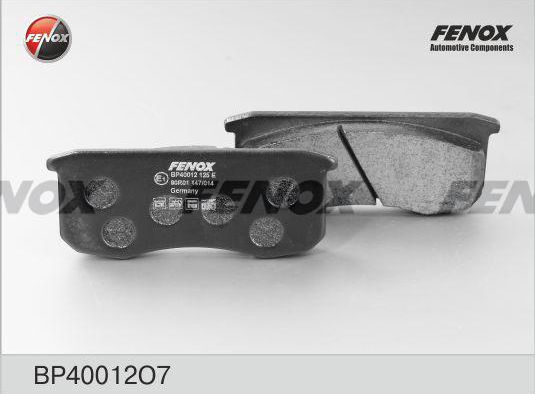 Тормозные колодки Fenox передние для УАЗ Patriot I 2004-2024. Артикул BP40012O7