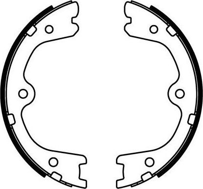 Тормозные колодки (стояночная тормозная система) FIT. Артикул FT2158