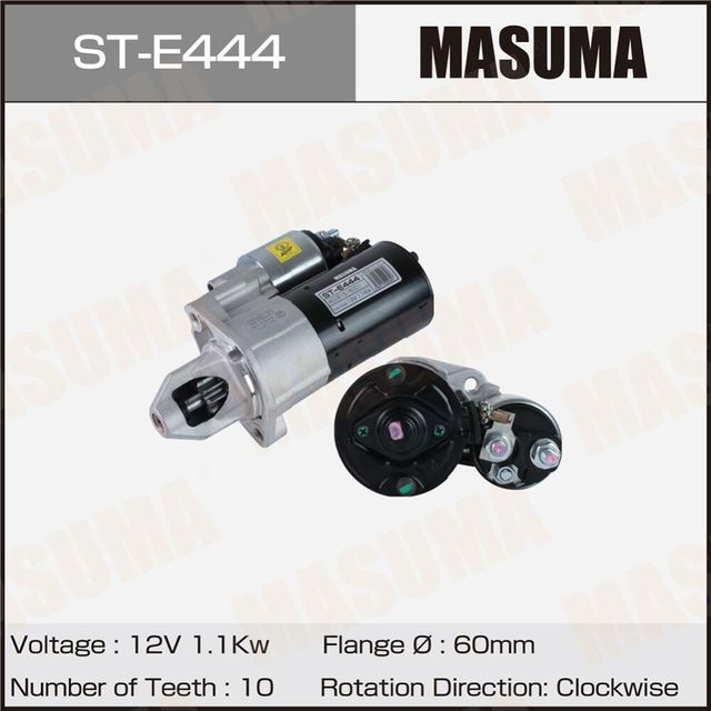 Стартер MASUMA, MERCEDES-BENZ / M 272, М 273 (12V/1.1KW). Артикул STE444