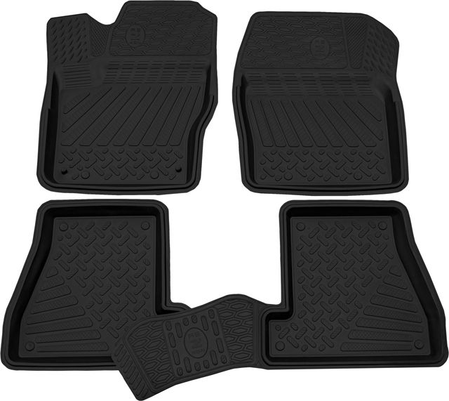 Коврики Rezkon резиновые для салона Ford Focus III 2011-2026. Артикул 1016010200