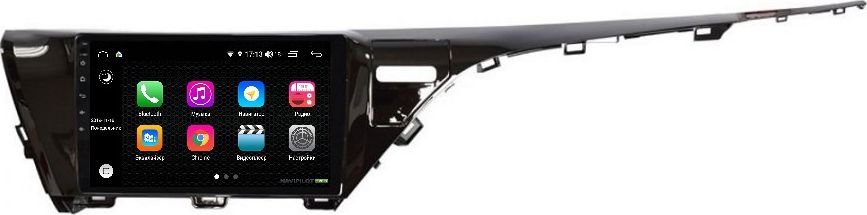 Штатное головное устройство NaviPilot с экраном 10" Android 9 DSP, 4G сенсорные кнопки для Toyota Camry 70 (V70, XV70) 2017-2026. Артикул NPD9L-WRG-T1069-10