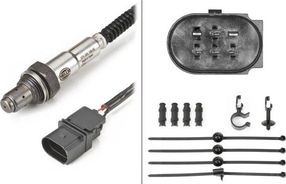 Лямбда-зонд (кислородный датчик) Hella. Артикул 6PA 009 166-821