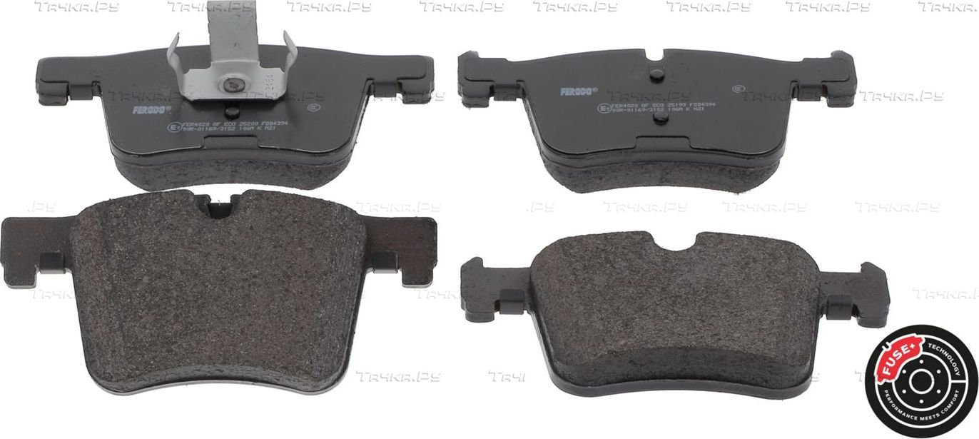 Тормозные колодки Ferodo FUSE+ Technology передние для BMW 1 III (F40) 2011-2026. Артикул FDB4394