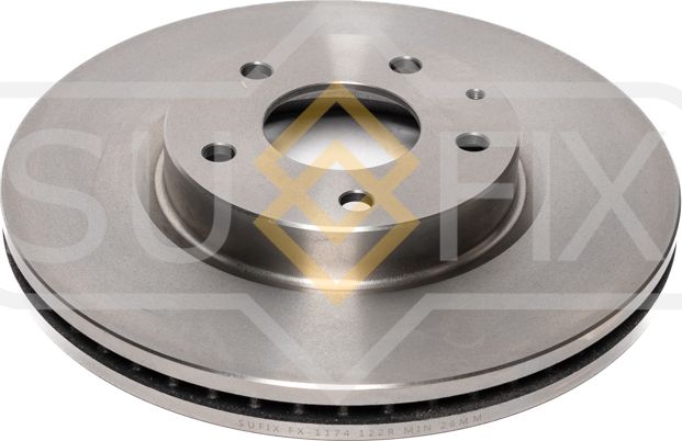 Диск тормозной передний правый/левый MAZDA 6 2012-2018 (Sufix). Артикул FX1174