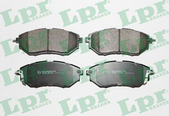 Тормозные колодки LPR. Артикул 05P1402