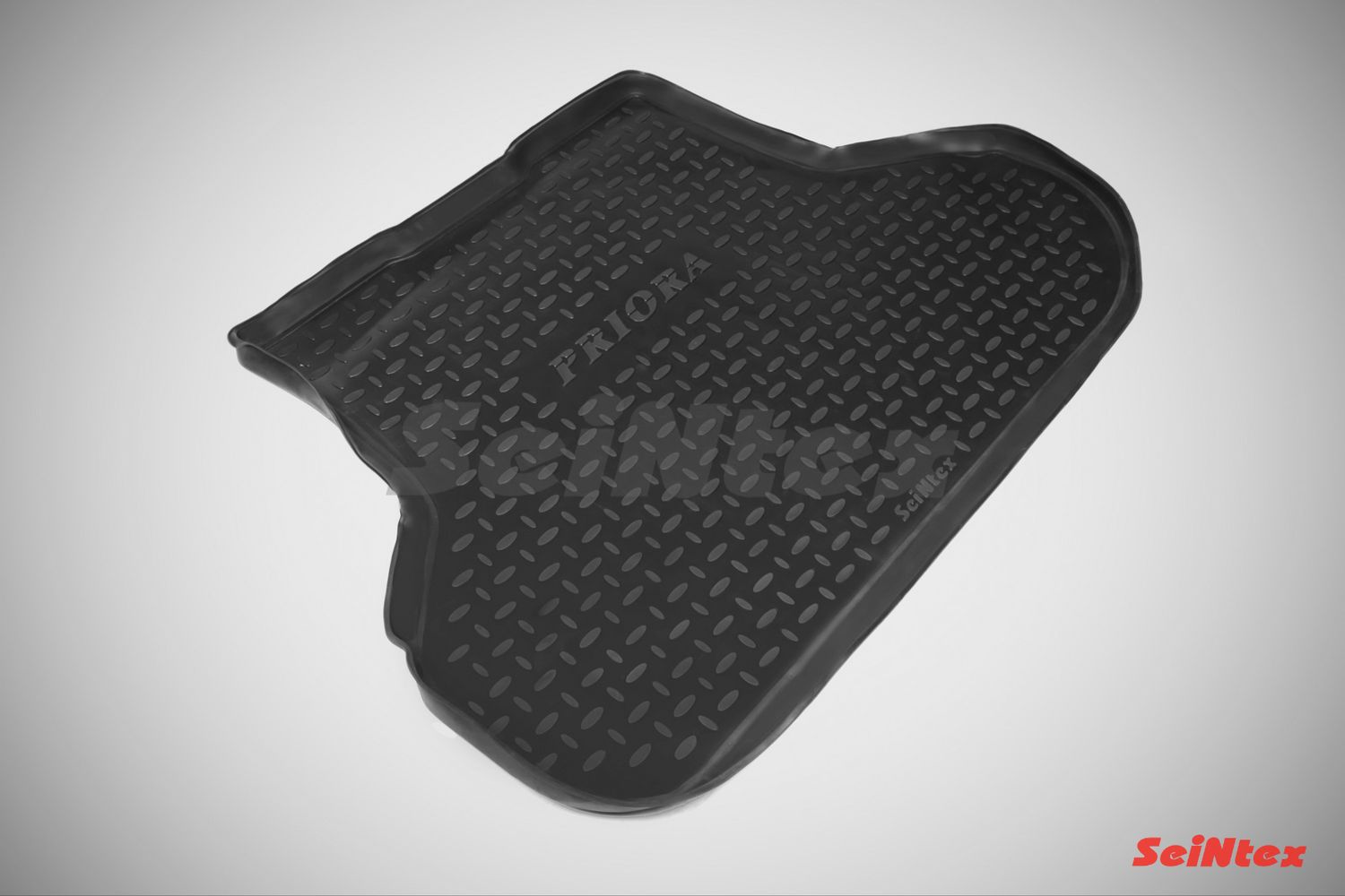 Коврик Seintex для багажника Lada Priora седан 2007-2026. Артикул 01369