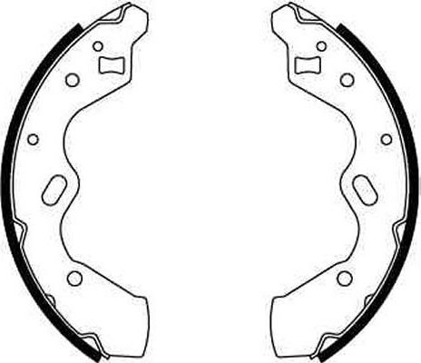 Тормозные колодки TRW задние для Kia Avella 1995-2001. Артикул GS8663